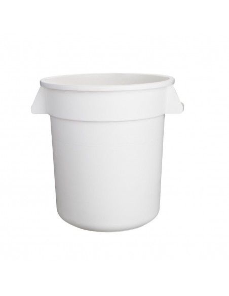Vogue White Round Container Bin