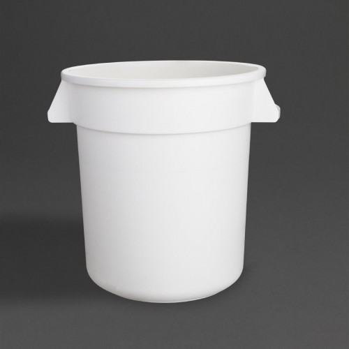 Vogue White Round Container Bin