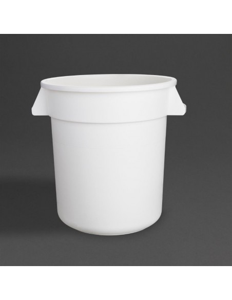 Vogue White Round Container Bin