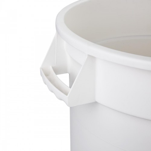 Vogue White Round Container Bin