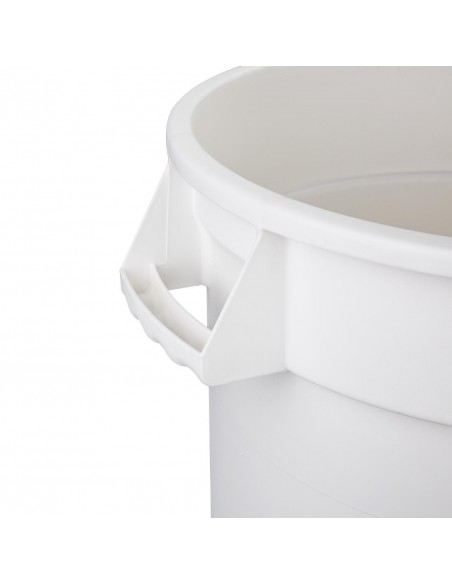 Vogue White Round Container Bin