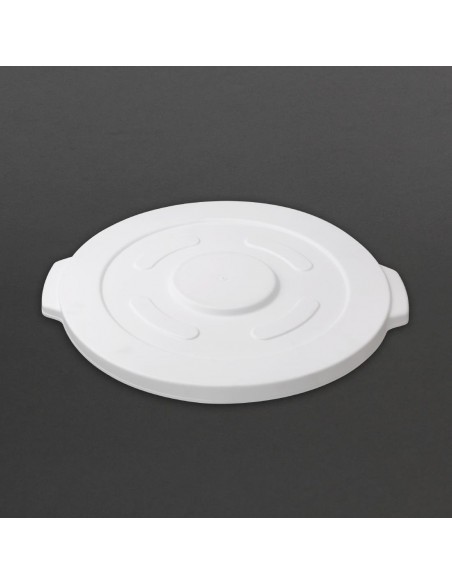 Vogue White Round Container Bin Lid