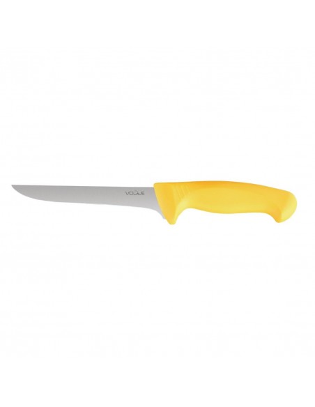 S852 - Vogue Yellow Handle 6 Piece Knife Set & Wallet
