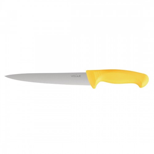 S852 - Vogue Yellow Handle 6 Piece Knife Set & Wallet