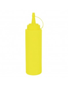 Vogue Yellow Squeeze Sauce Bottle 35oz