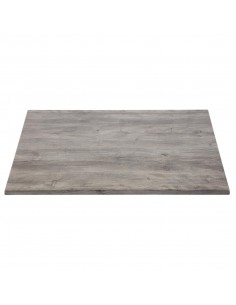 Werzalit Rectangular 1100x700mm Table Top Ponderosa Grey 2