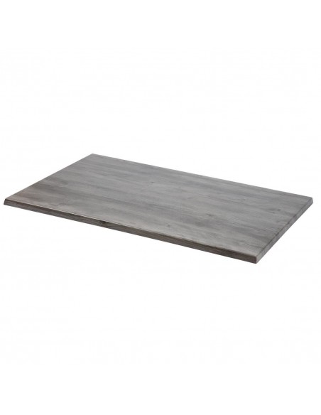 Werzalit Rectangular 1100x700mm Table Top Ponderosa Grey