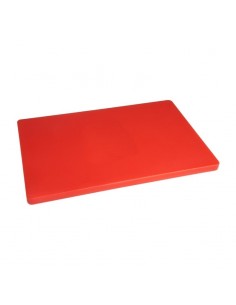 Hygiplas Extra Thick Low Density Red Chopping Board Large