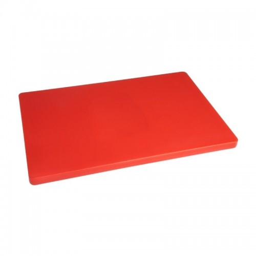 Hygiplas Extra Thick Low Density Red Chopping Board Large