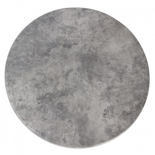 Werzalit Pre-drilled Round Table Top Concrete 700mm