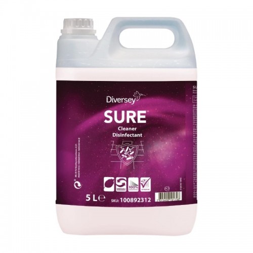 SURE Cleaner and Disinfectant Concentrate 5Ltr (2 Pack)