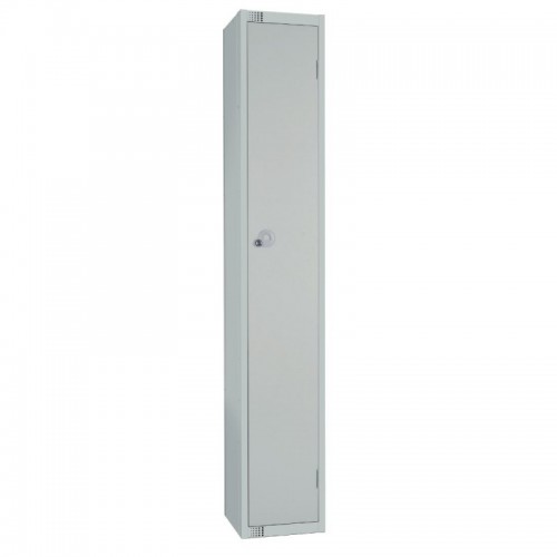 Elite Lockers Elite Single Door Coin Return Locker Grey