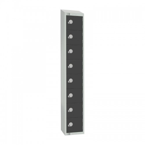 Elite Lockers Elite Eight Door Electronic Lock with Sloping Top