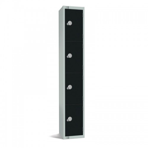 Elite Lockers Elite Four Door Electronic Combination Locker Blac