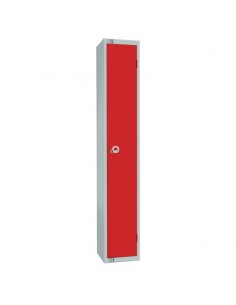 Elite Lockers Elite Single Door Coin Return Locker Red