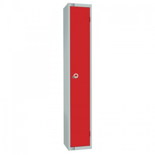 Elite Lockers Elite Single Door Coin Return Locker Red