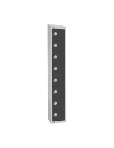 Elite Lockers Elite Eight Door Coin Return Locker with Sloping T