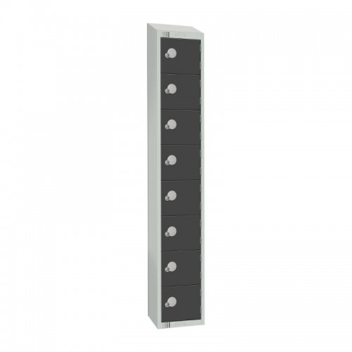 Elite Lockers Elite Eight Door Coin Return Locker with Sloping T