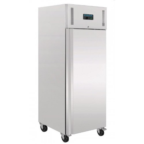 Polar Heavy Duty Single Door Freezer Stainless Steel 650Ltr