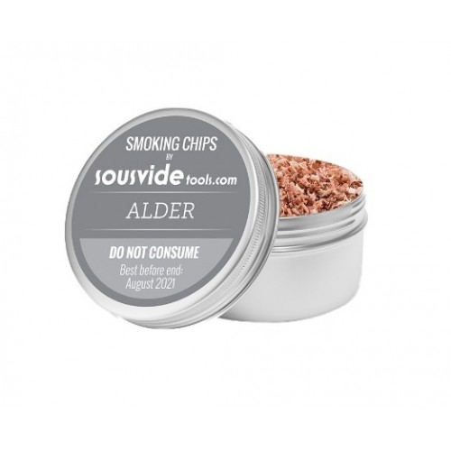 SousVideTools SVT-CHIPSALD Alder Wood Chips 250ml Container