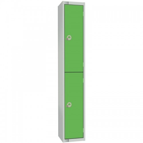 Elite Lockers Elite Double Door Coin Return Locker Graphite Gree