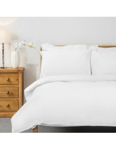 Mitre Comfort Percale Duvet Cover White Super King