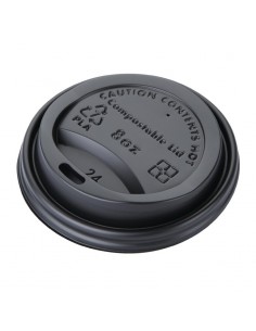 Fiesta Green Compostable Hot Cup Lids 225ml / 8oz x 1000