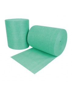EcoTech Envirolite Super Anti-Bacterial Cleaning Cloths Green (Roll of 2 x 500)