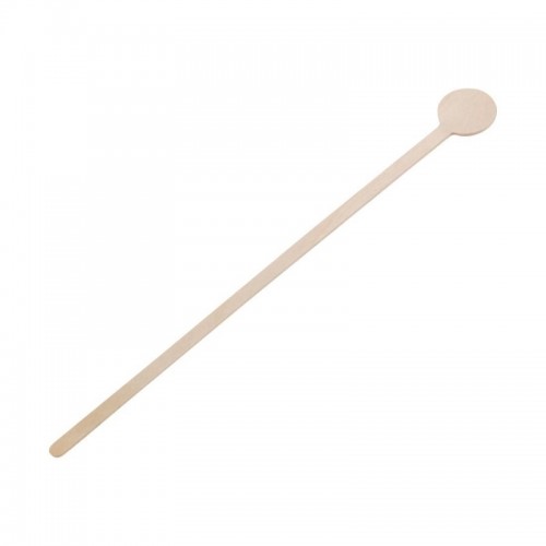 Fiesta Green Biodegradable Wooden Cocktail Stirrers 200mm