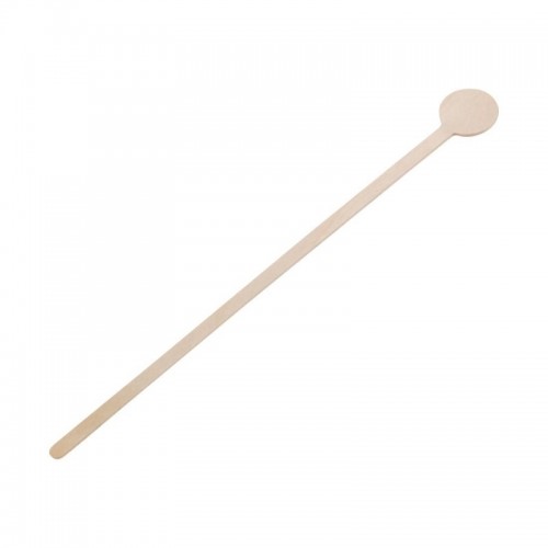 Fiesta Green Biodegradable Wooden Cocktail Stirrers 200mm