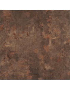 Werzalit Pre-drilled Square Table Top Rust Brown 600mm