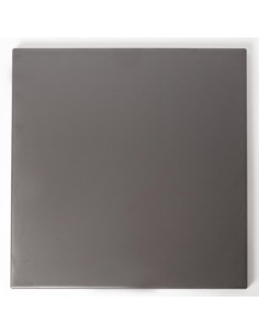 Werzalit Pre-drilled Square Table Top Dark Grey 700mm