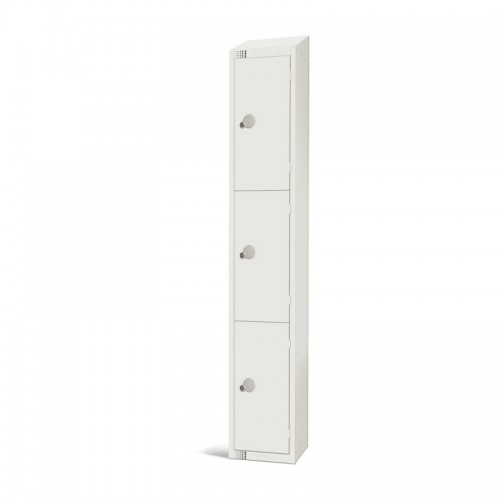 Elite Lockers Elite Three Door Electronic Combination Locker wit