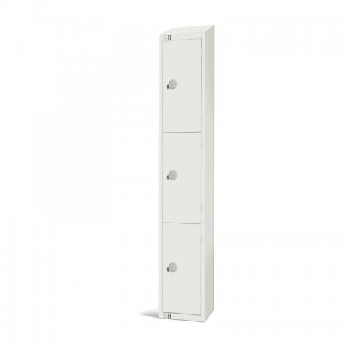 Elite Lockers Elite Three Door Electronic Combination Locker wit