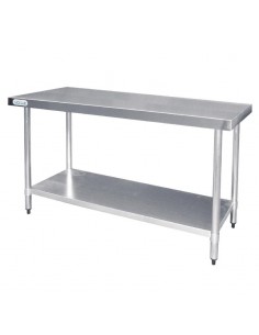 Vogue Stainless Steel Prep Table 1500mm