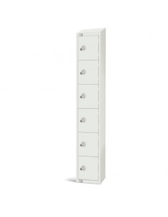 Elite Lockers Elite Six Door Coin Return Locker with Sloping Top