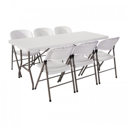 Bolero Special Offer Bolero 6ft Centre Folding Table with Six Fo