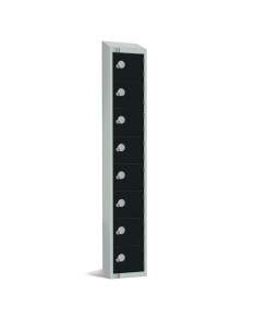 Elite Lockers Elite Eight Door Coin Return Locker with Sloping T