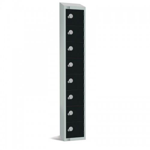 Elite Lockers Elite Eight Door Coin Return Locker with Sloping T