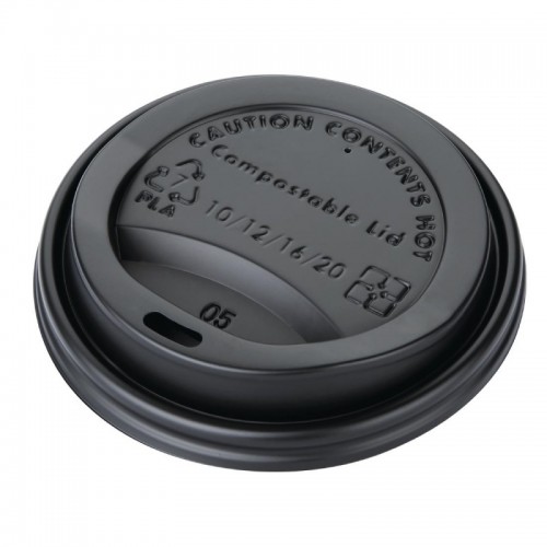 Fiesta Green Compostable Hot Cup Lids 340ml / 12oz x 1000