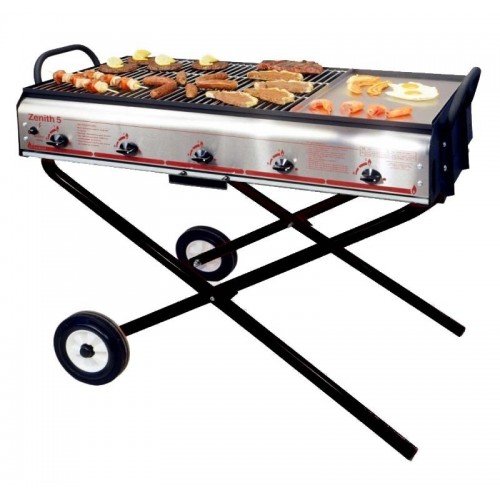 Fir Tree Zenith 5 Catering Barbecue Grill With Griddle Plate