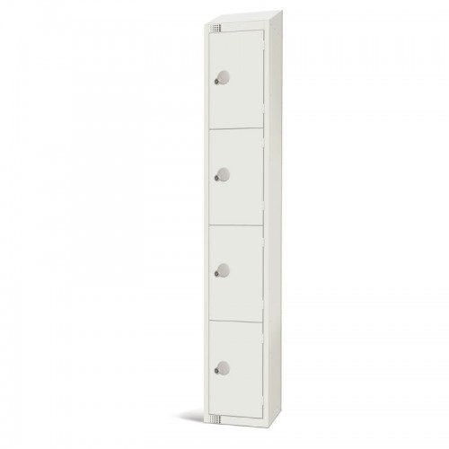 Elite Lockers Elite Four Door Coin Return Locker with Sloping To