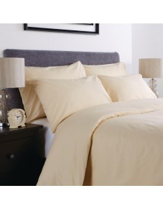 Mitre Comfort Percale Fitted Sheet Oatmeal Single