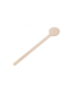 Fiesta Green Biodegradable Wooden Cocktail Stirrers 100mm