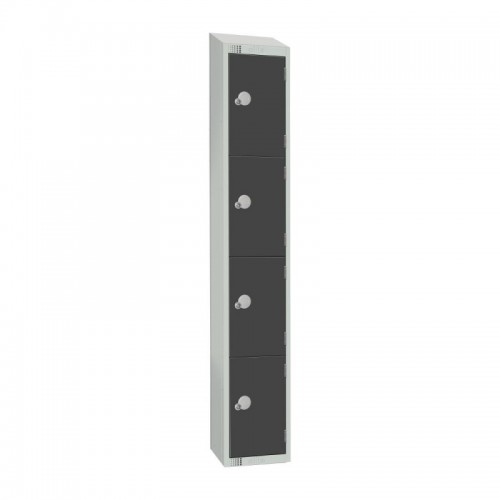 Elite Lockers Elite Four Door Coin Return Locker with Sloping To