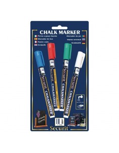 Securit Wipe Clean Assorted Marker Pens - GJ550