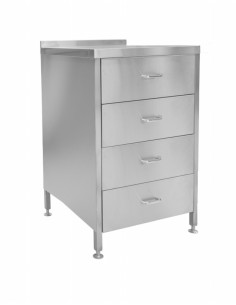 Parry Healthcare HC-DRAWER4600 Stainless Steel Drawer Unit
