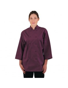 Chef Works Unisex Chefs Jacket Merlot XS