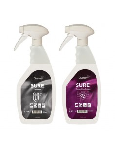 SURE Cleaner and Disinfectant  Descaler Refill Bottles 750ml (6 Pack)