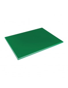 Hygiplas Extra Thick Low Density Green Chopping Board Large